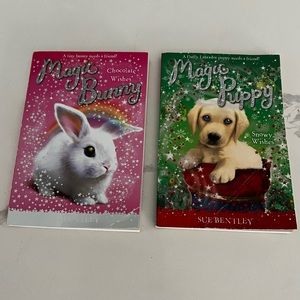 Magic Bunny‎ Chocolate Wishes and Magic Puppy Snowy Wishes paperback books